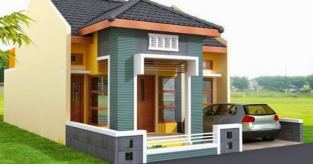 Rumah minimalis sederhana kecil dengan kesan modern