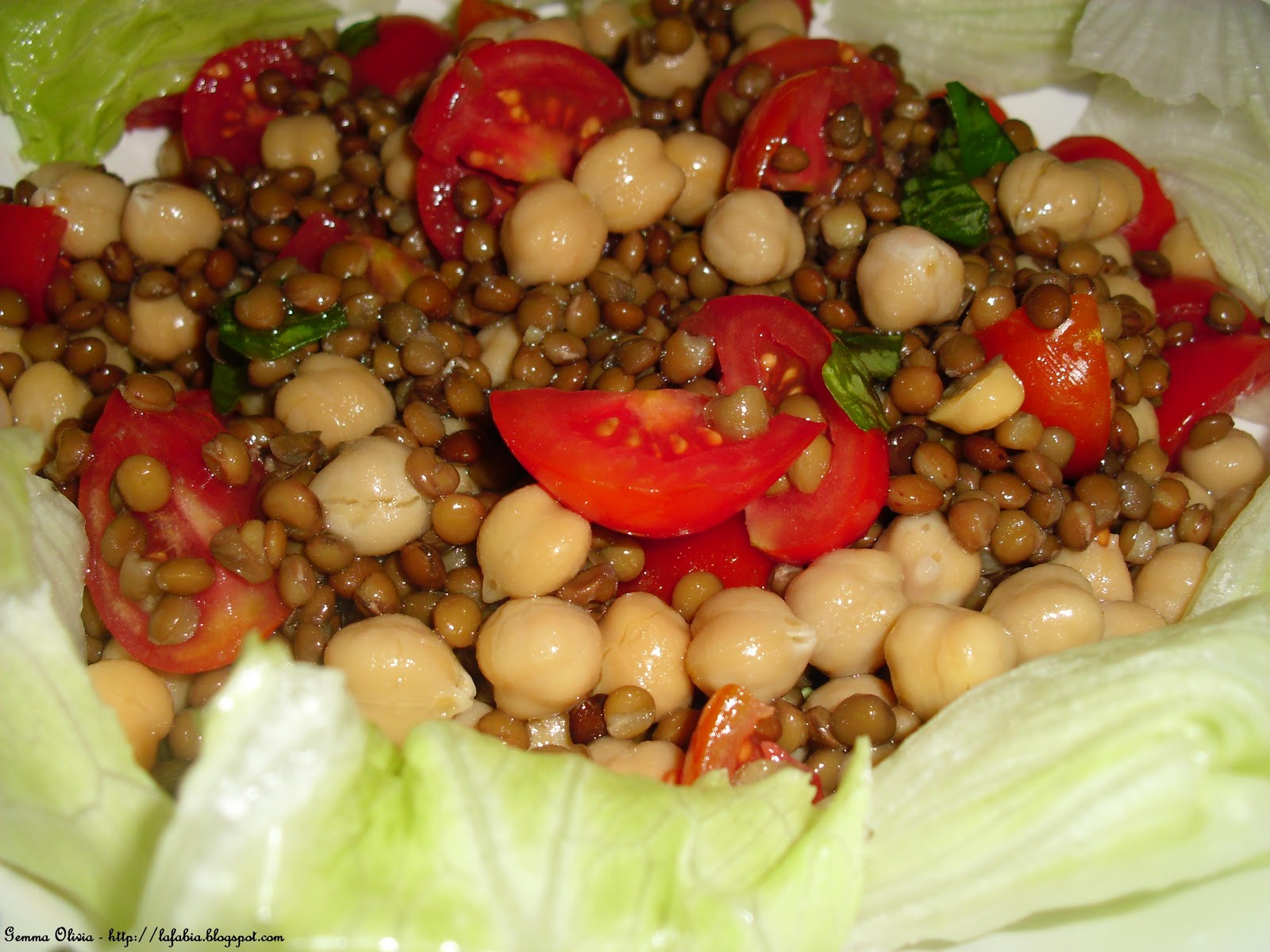 Gemma Olivia... INSALATA CECI E LENTICCHIE
