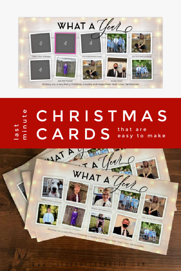 Easy Last Minute Christmas Cards