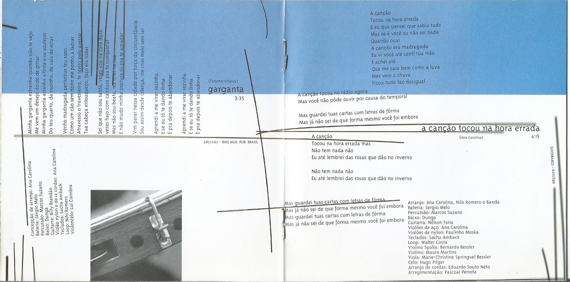 Encarte Ana Carolina Ana Carolina encarte ana carolina ana carolina