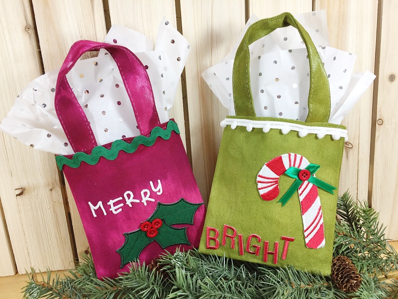 Creating with Joy Make custom Christmas gift bags in just an hour!