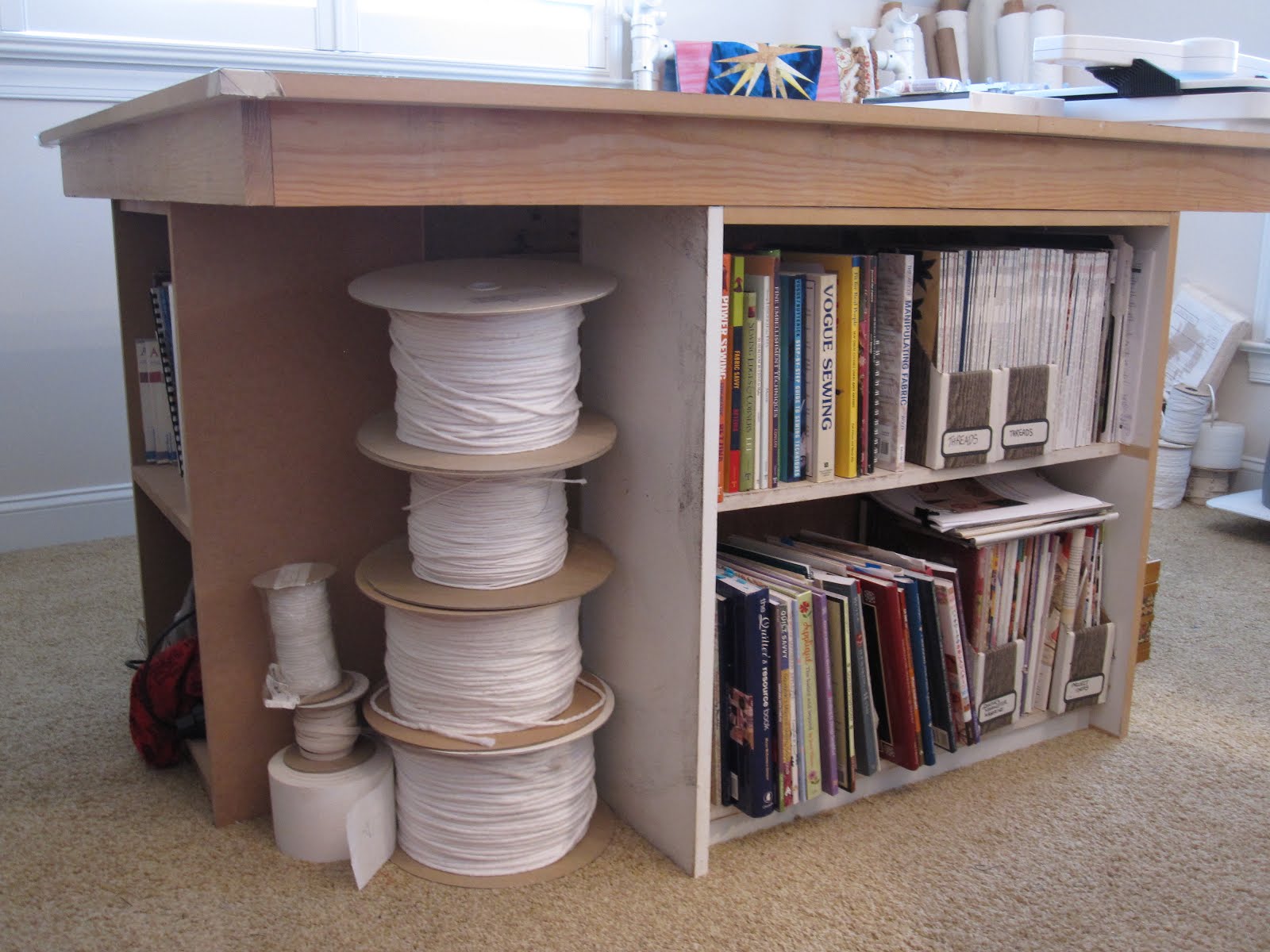 Rebecca Grace Quilting How High is My Cutting Table? And How Big is