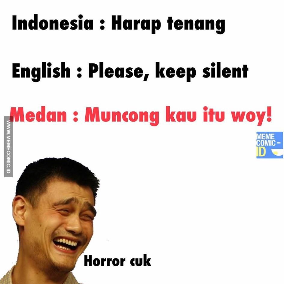 10 Meme Lucu 'Bahasa Indonesia VS Bahasa Daerah' Ini Bikin Ngakak Parah