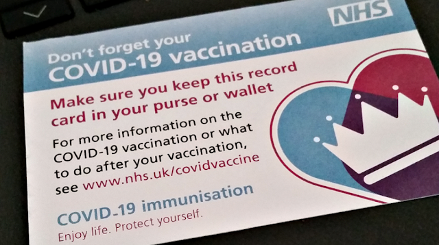 Covid vaccine card