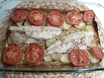 caballa al horno