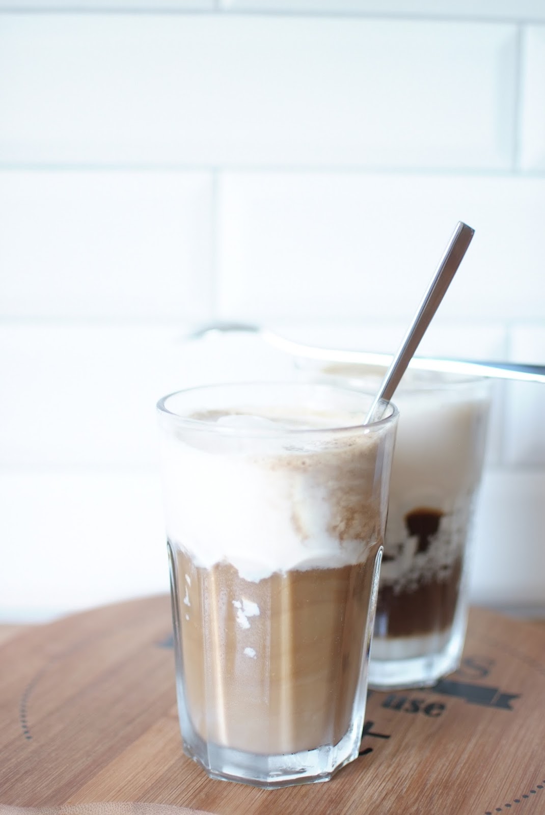 Peanut Butter Mint Iced Latte Cooking with Books