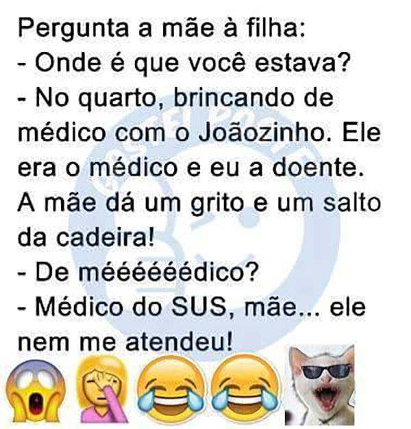 Piadas do Joãozinho Brincando de Médico ZapZap da Zoeira