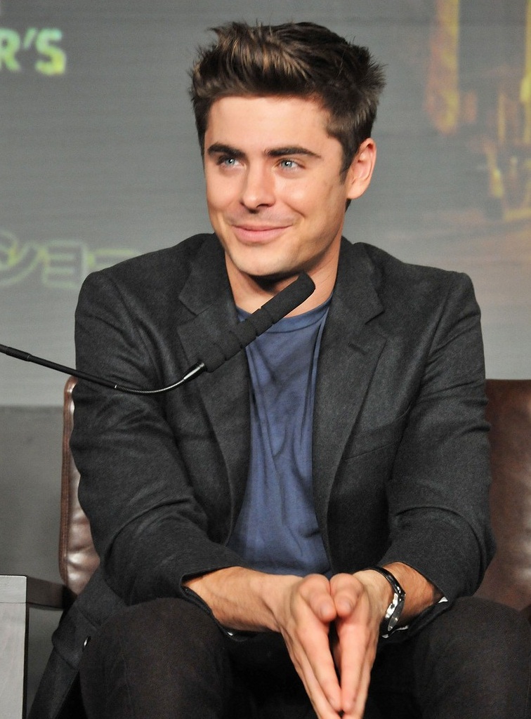 MEN'S JOURNAL AND GORGEOUS HUNK'S: Zac Efron Smiles while Attending a ...