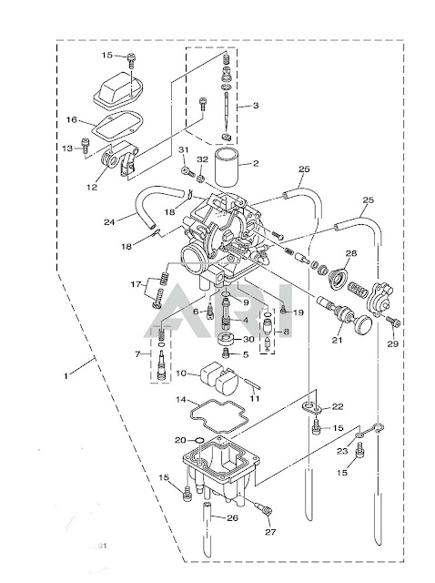 Yamaha TTR 230 Carburetor Diagram
