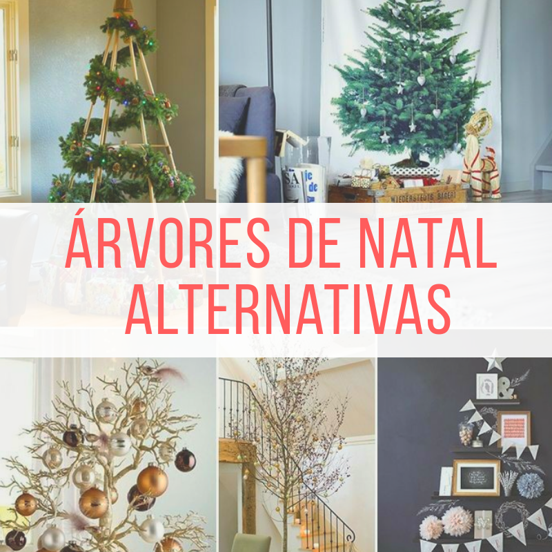 Árvores de Natal alternativas Blog de Decoração Reciclar e Decorar