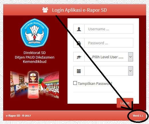 Aplikasi E Rapor Sd Versi 1 1 Tahun 2020 2021 Kherysuryawan Id