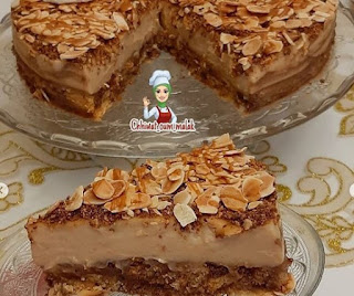 كيكة باردة بالبسكويت