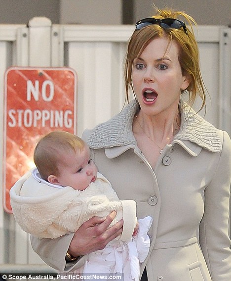 Nicole Kidman's daughter Faith shows off her bright red hair as actress