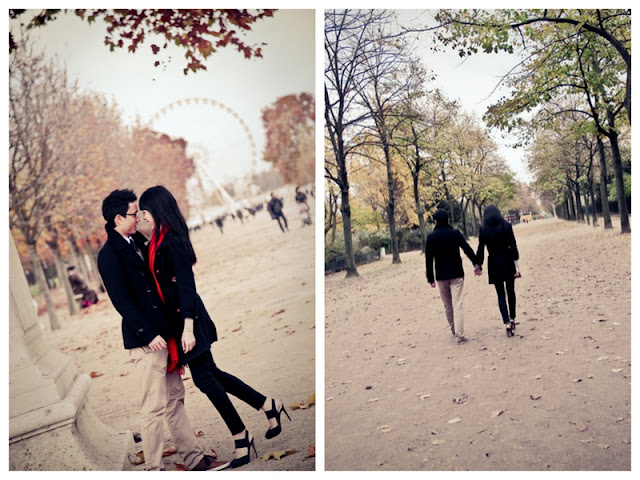 engagement session in paris