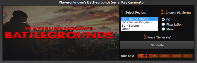 Playerunknown's Battlegrounds Serial Key Generator ~ Best cheats, hacks