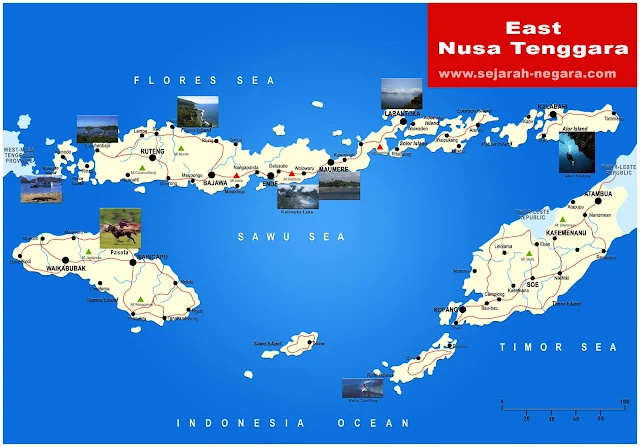image: East Nusa Tenggara Map High Resolution