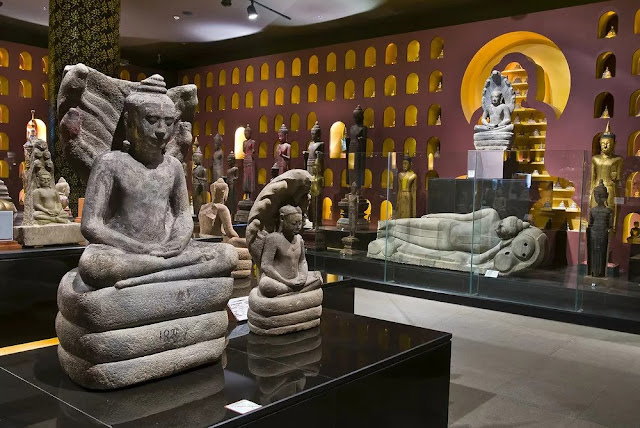 Angkor National Museum Exhibits on the Second Floor