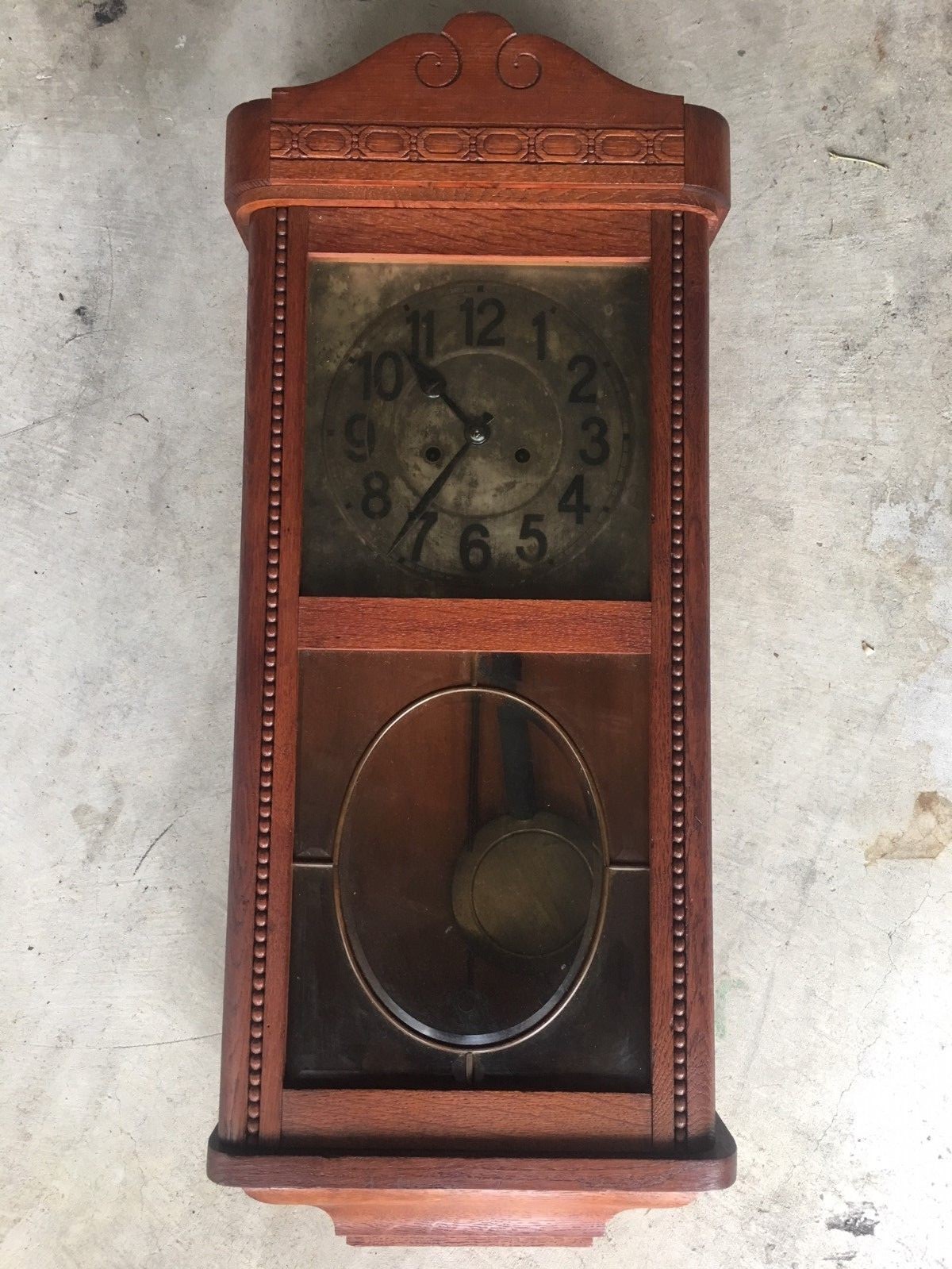 Hamburg American Clock Company Wall Clock