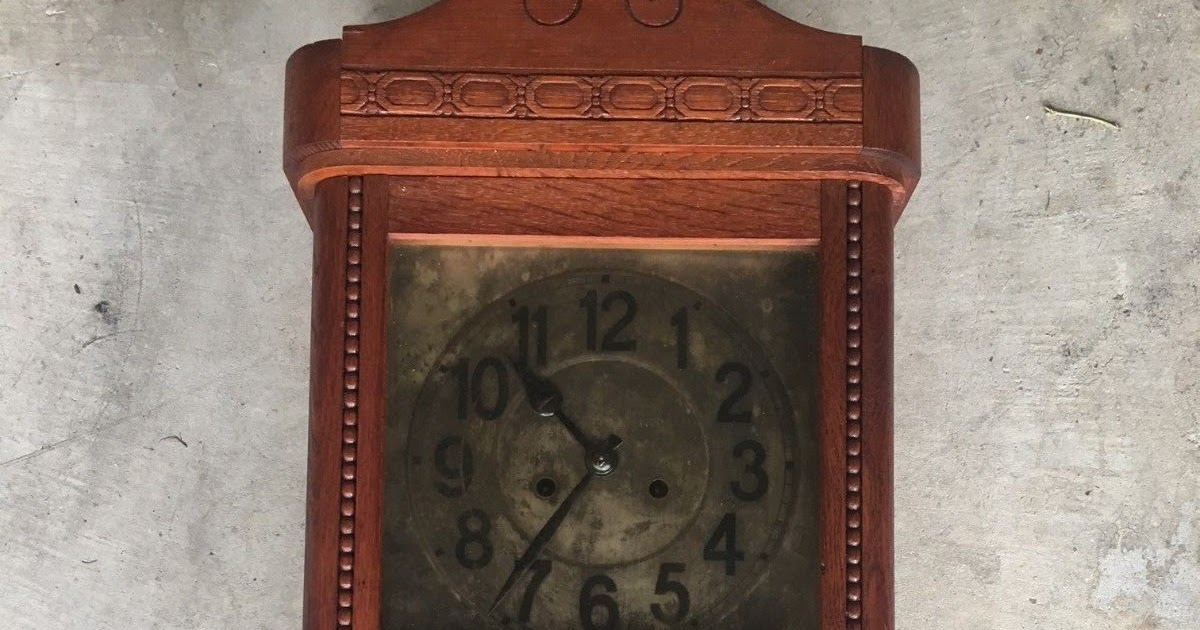 Hamburg American Clock Company Wall Clock