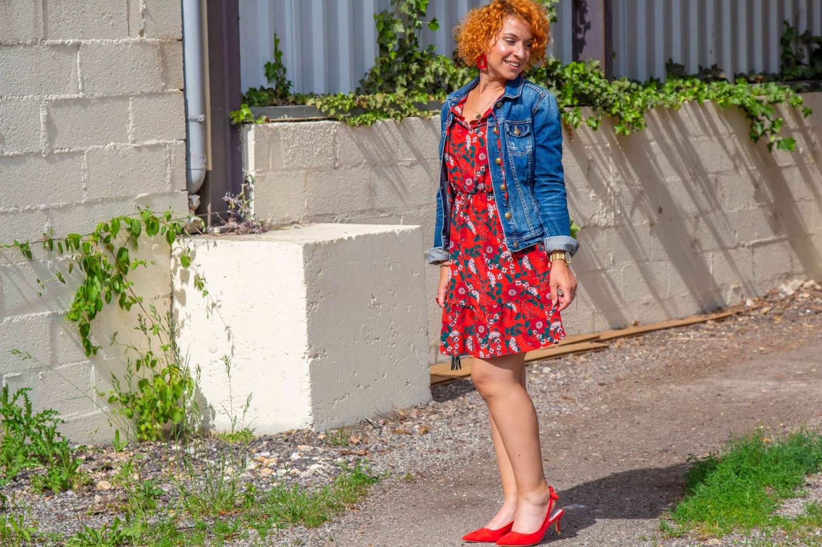 cache cache robe rouge