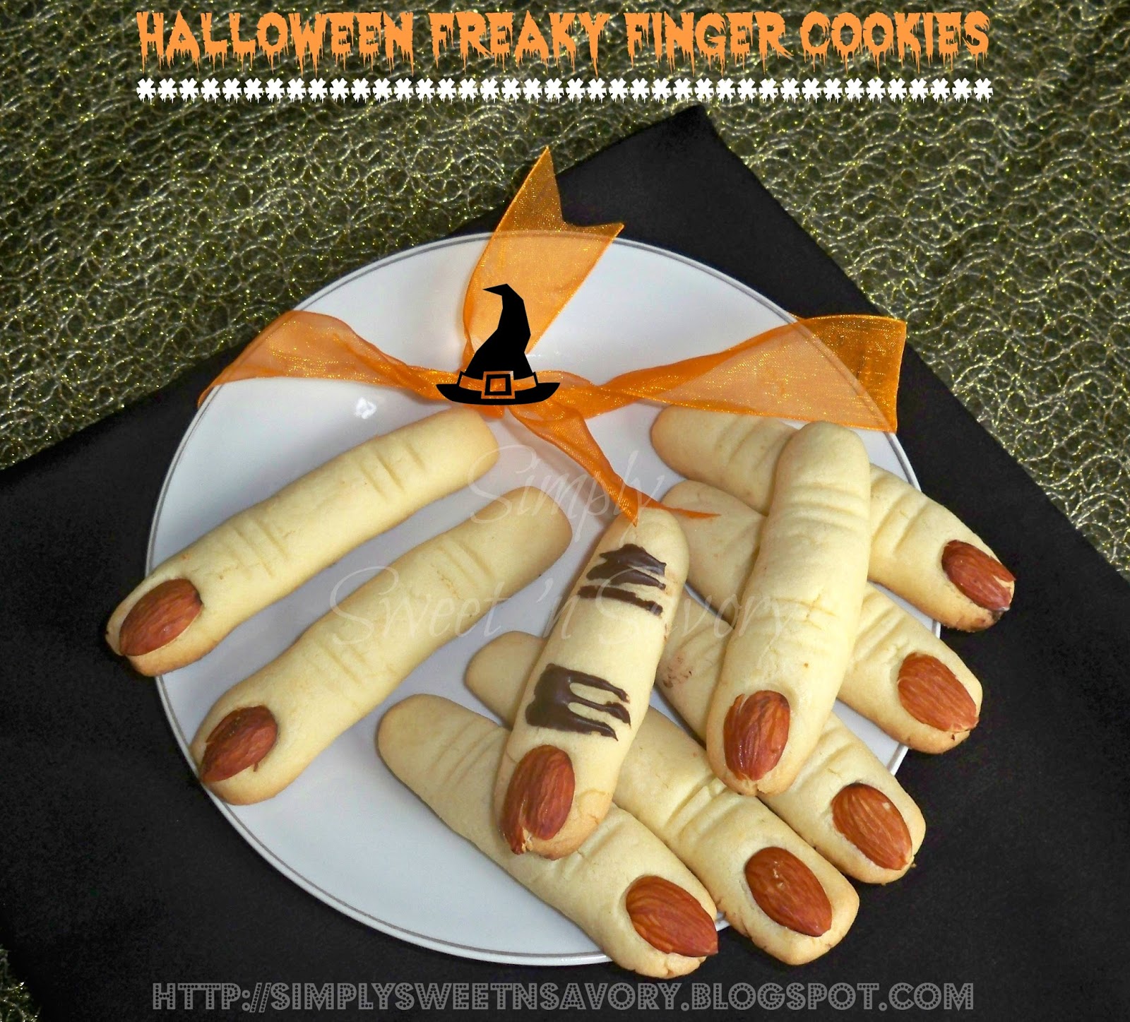 Simply Sweet &amp;#39;n Savory: Halloween Freaky Finger Cookies