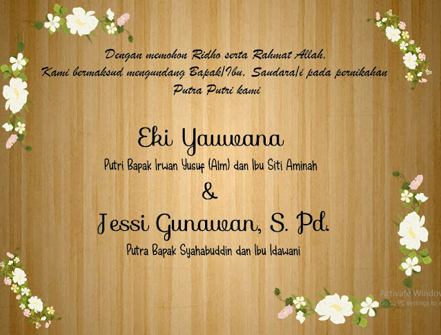 Download Template PPT Undangan Pernikahan Islami 2020