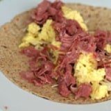 Corned Beef, Swiss, and Bacon Breakfast Wraps Recipe step 6