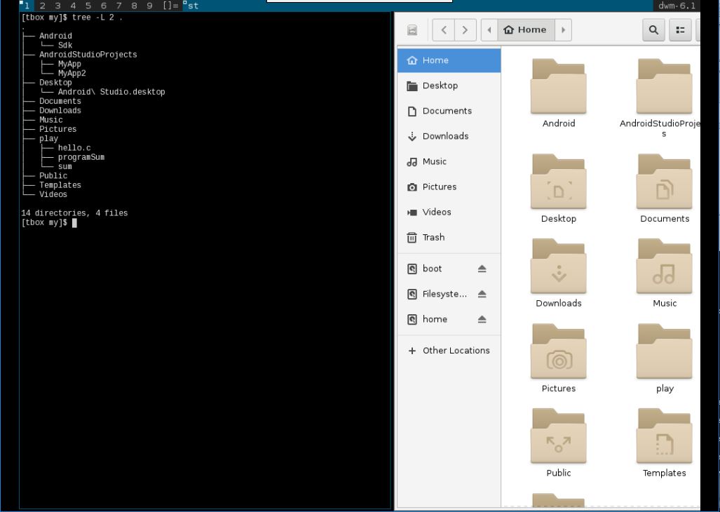 Linux, and Open Source Software Install dwm window