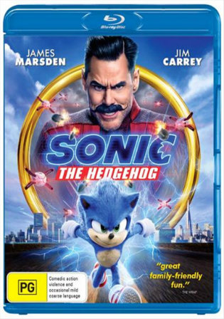 Sonic The Hedgehog 2020 BRRip 300Mb Hindi Dual Audio ORG 480p