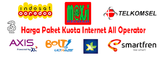 Daftar Harga Kuota Paket Internet Murah All Operator [ISI KUOTA PAKET INTERNET]