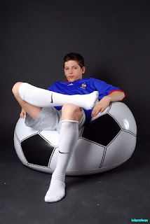 white soccer socks cute boy teen model nike