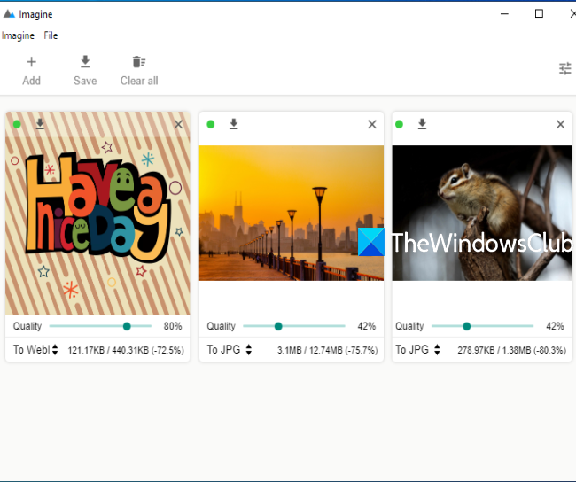 ซอฟต์แวร์บีบอัดรูปภาพสำหรับ Windows 10