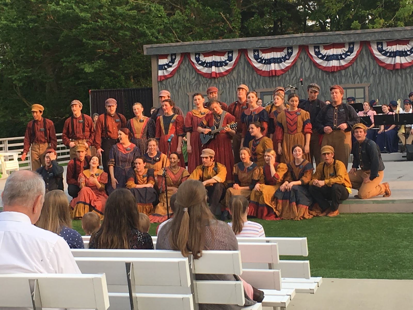 Elder and Sister Owens in Nauvoo Nauvoo Summer Events and Sunset on