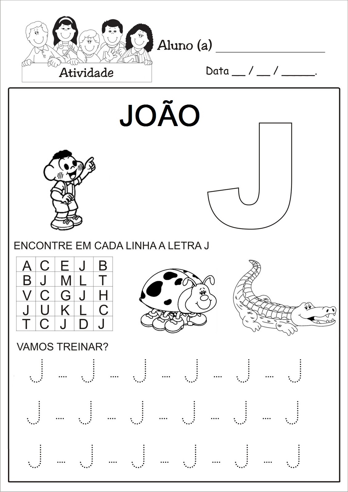 Atividades Com A Letra J Atividades Com A Letra J