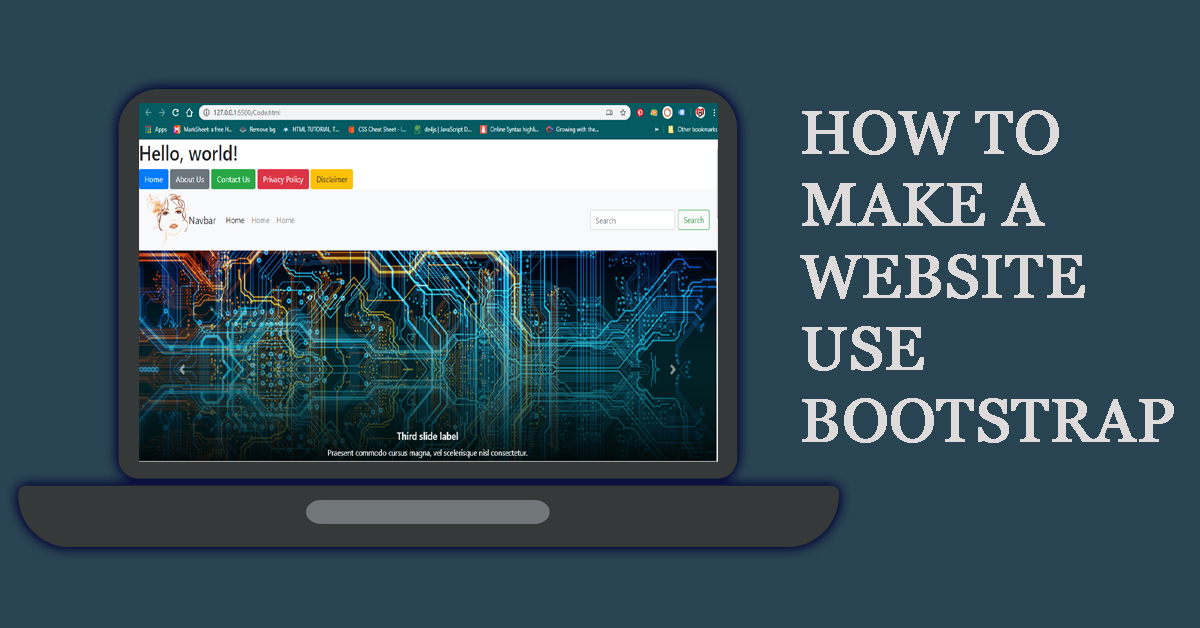 How to make website templates use bootstrap ~ Code Folder
