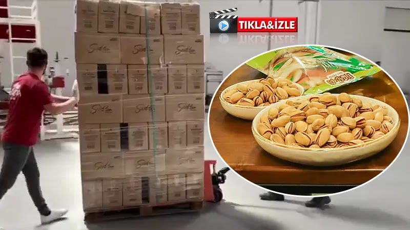 Siirt'te 7 ton fıstık Almanya'ya ihraç edildi