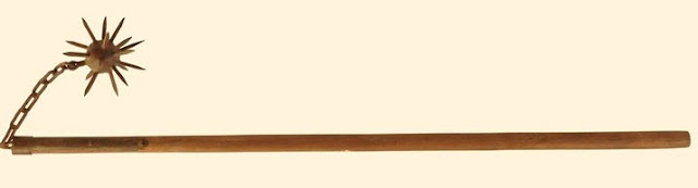 Немецкий моргенштерн XVII века. Длина рукояти — 128 см