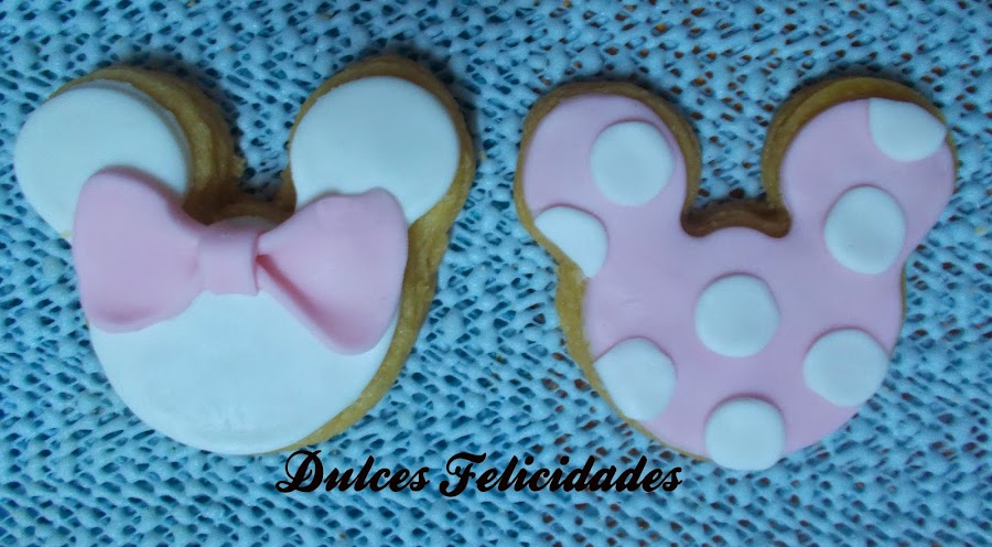 Galletas Minnie Fondant