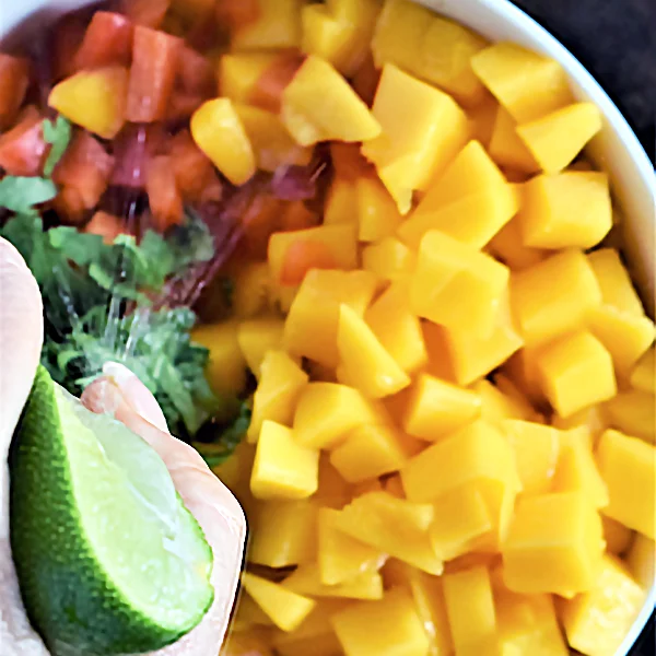 Mango Jalapeno Salsa with Avocado Life Tastes Good