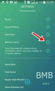 cara hemat baterai smartphone saat main pokemon go