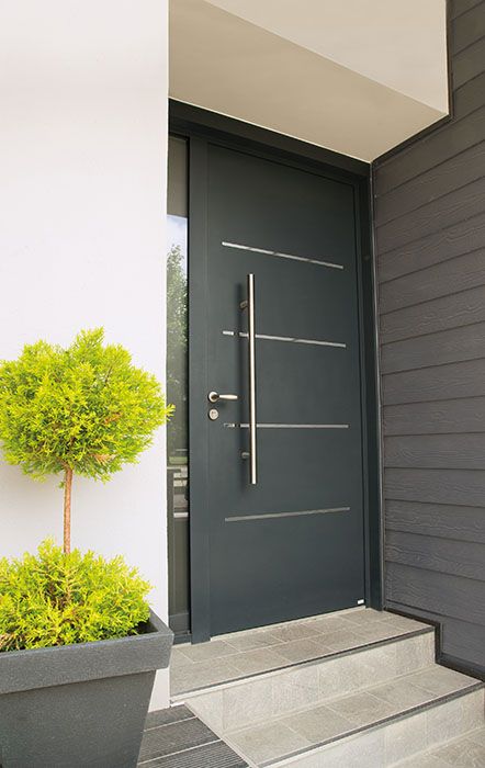 Diseño de puertas modernas de entrada principal en herrería Diseño De Puertas Modernas De Entrada Principal En Herrería
