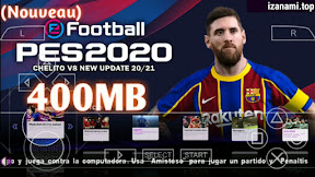 (400MB) PES 2020 PPSSPP Camera PS4 Android Offline Best Graphics New Kits 2020-21 & Transfers Update