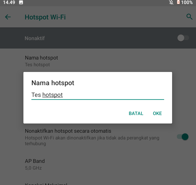 Membuat Hotspot di HP dan Mengkoneksikan ke Laptop