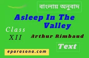 Asleep In The Valley by Arthur Rimbaud