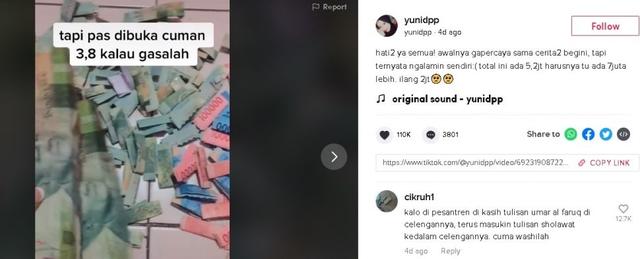 Viral Curhat Cewek Rajin Menabung di Celengan, Kaget Saat Lihat Isinya