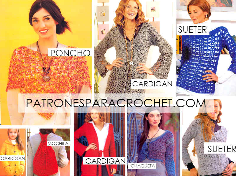 Ropa Tejida a Crochet con Patrones y Moldes ?