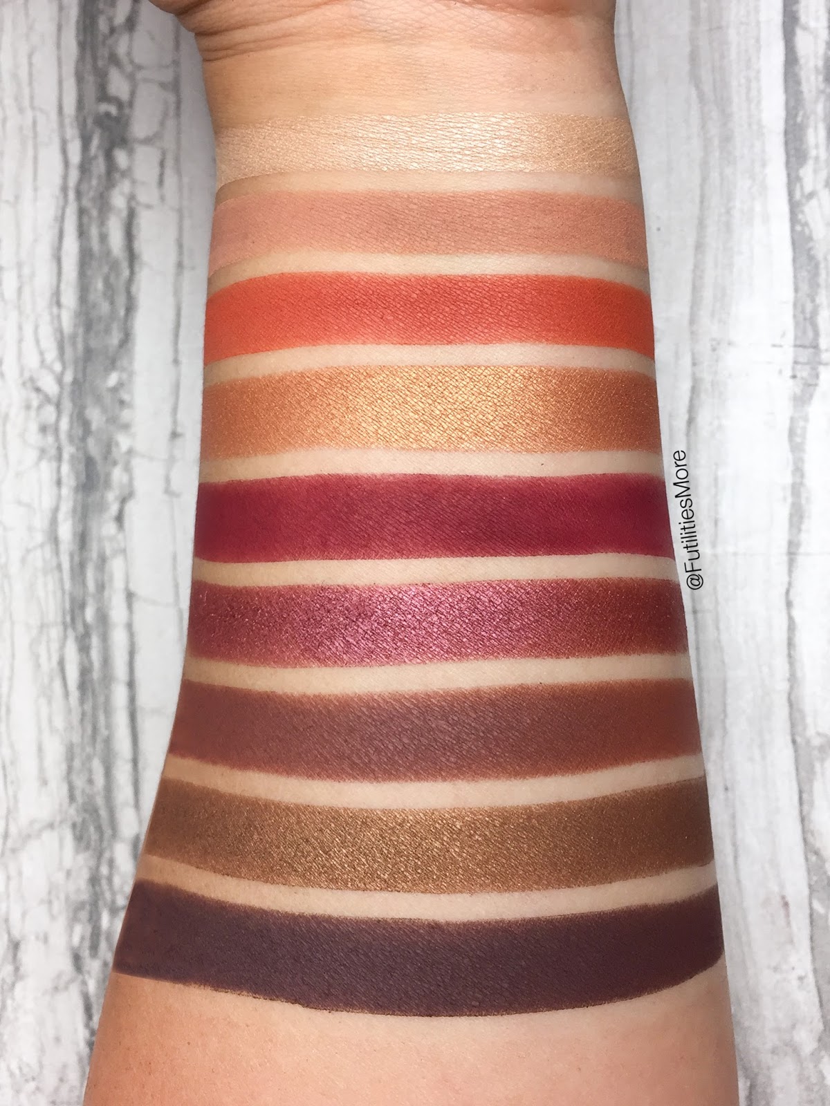 Futilities and More Kylie Cosmetics Burgundy Palette Dupes with Makeup