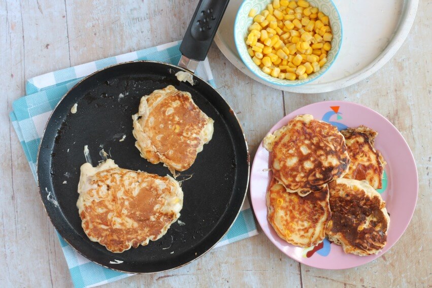 sweetcorn fritters baby led weaning