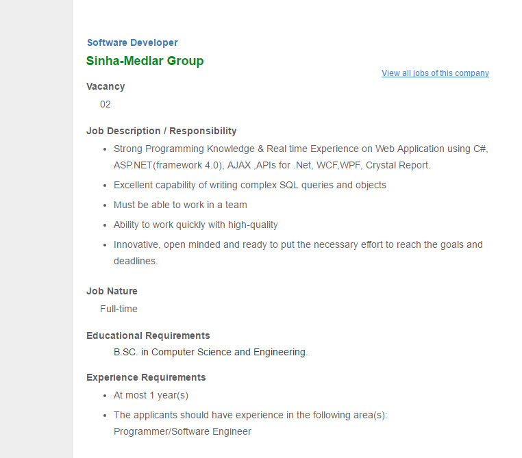 Software Developer Job Description. How To Write Job Descriptions ... Software Developer Job Description. How To Write Job Descriptions ...