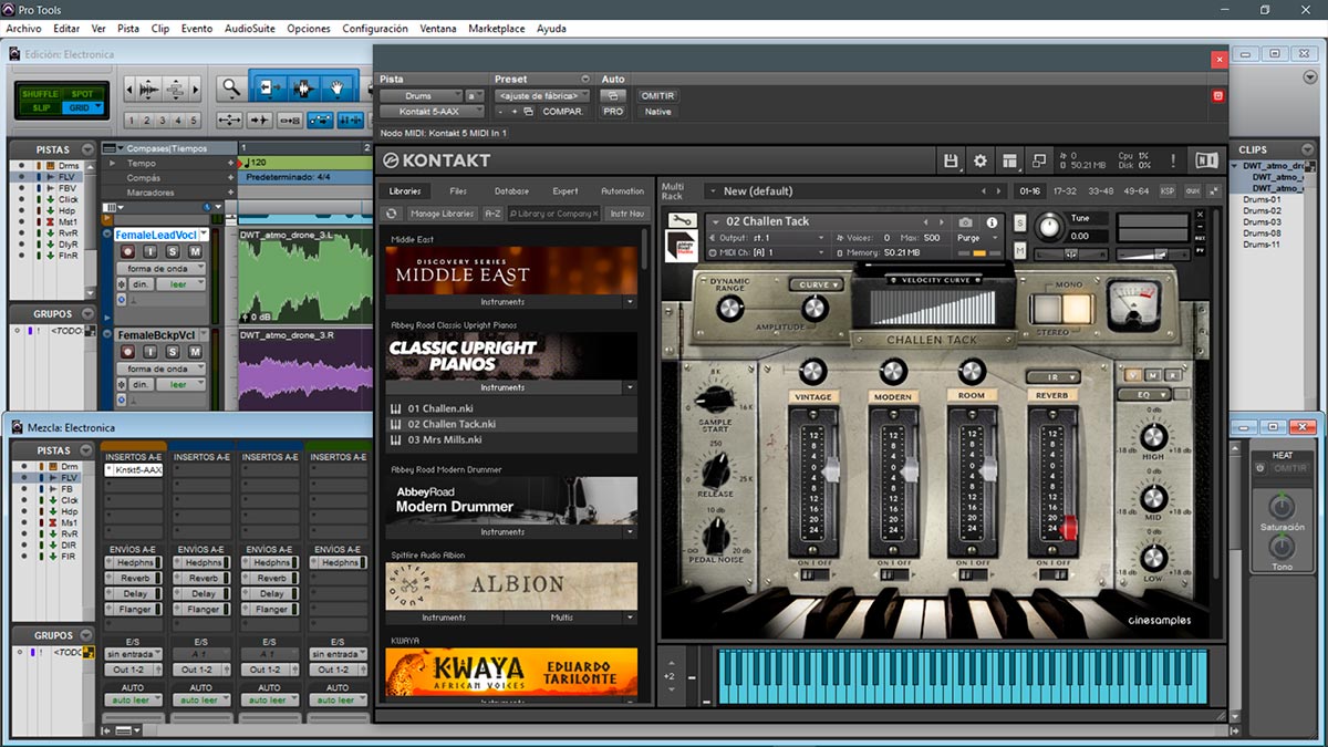 Cinesamples Classic Upright Pianos KONTAKT Mundo do VST